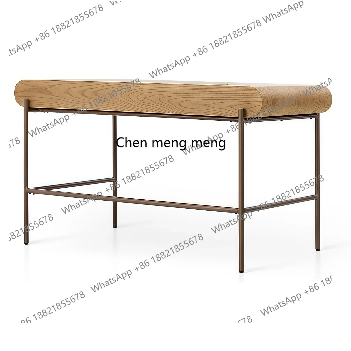 A139 French solid wood desk home retro style learning log style desk high-end conference table