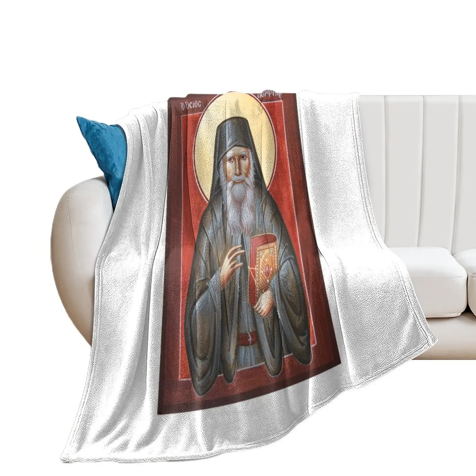 

St Porphyrios Throw Blanket Bed Fashionable Hairys Sofa Throw Multi-Purpose Blankets