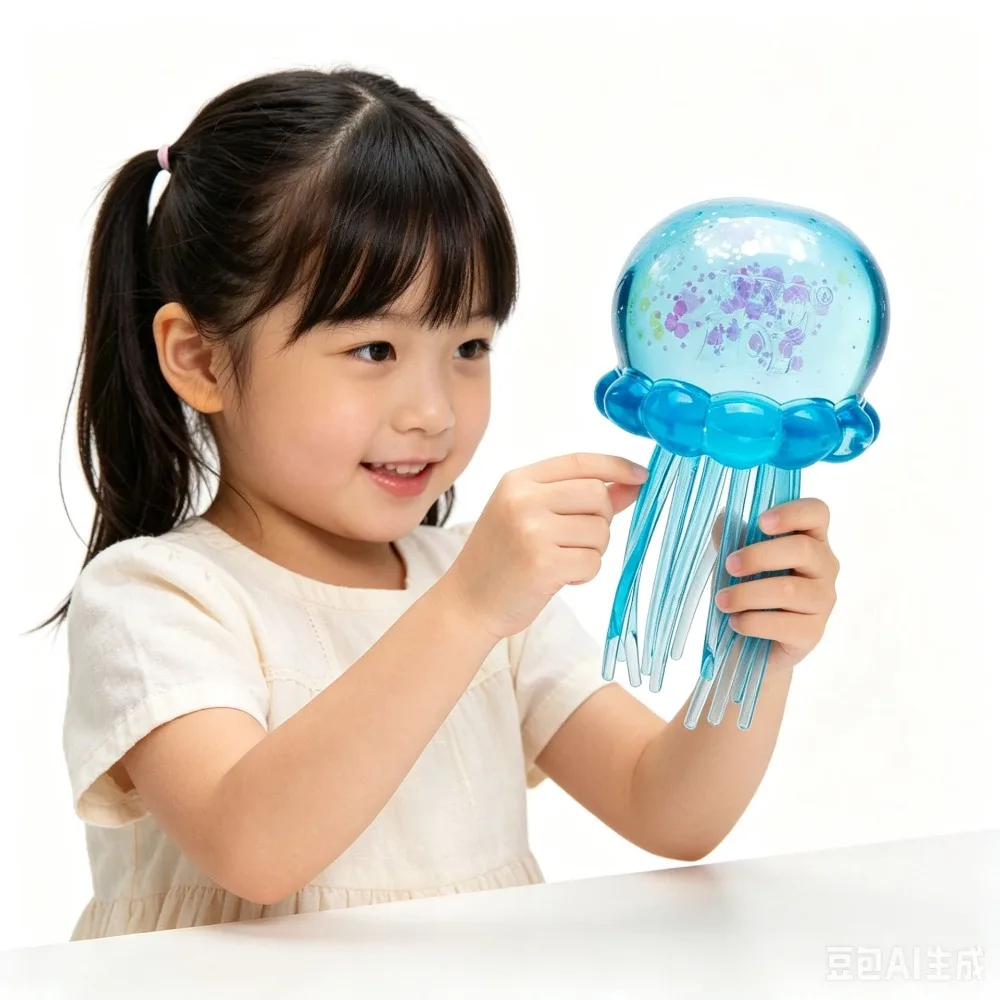 

2026 hot Cute Nee Doh Jelly Hops Octopus Fidget Toy, Waterproof Water Play Sensory Toy, Great Gift for Boys and Girls