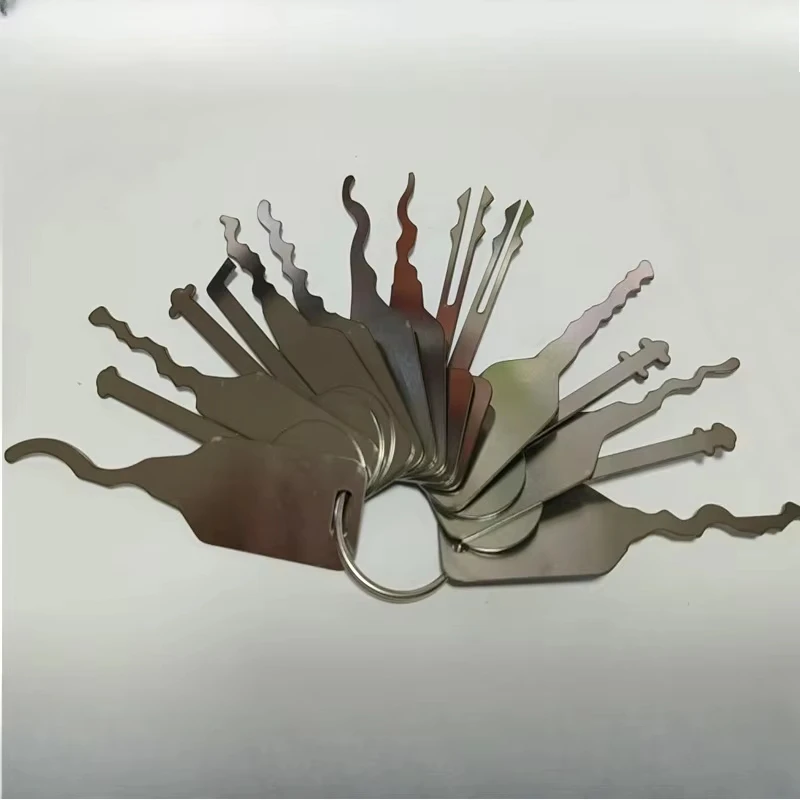 مفاتيح رئيسية هيكل عظمي قفل هوك خزنة اختيار فتح الأبواب مفتاح مجموعة أدوات لفتح قفل الباب المفاتيح مفتاح رئيسي لفتح جميع الأبواب #6