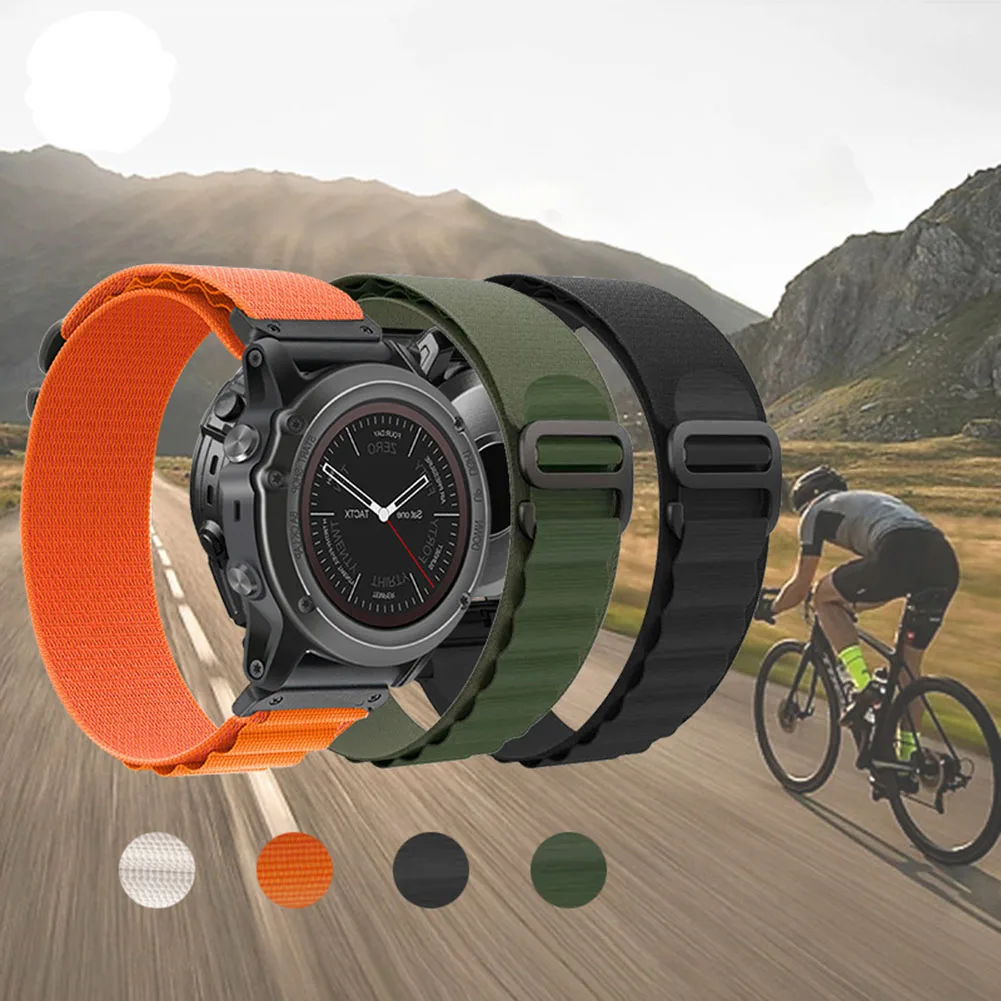 

Сменный нейлоновый ремешок 26 мм для часов Garmin серии Fenix 8 7X 6X 5X, предназначенный для длительного и активного использования