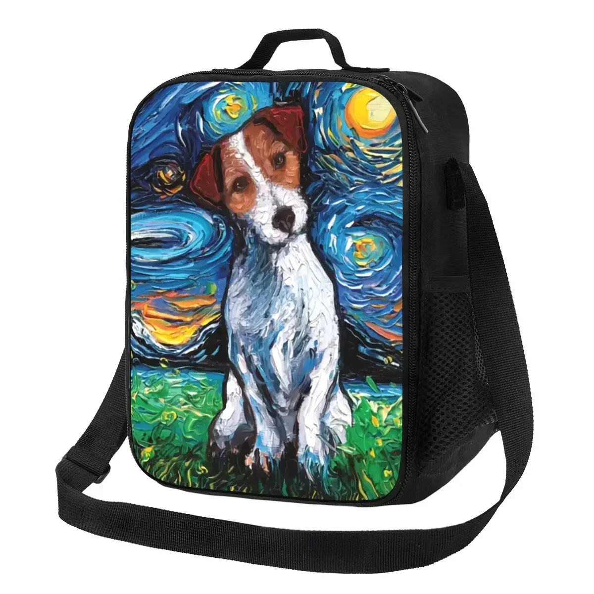 Jack Russell Terrier Pop Art Insulated Lunch Bag for Women Dog Lover Thermal Cooler Bento Box Office Work School