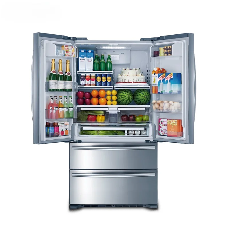 Smeta Oem Domestic 4 Doors Smart Freezers French Door Refrigerator