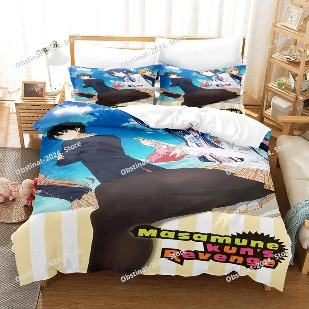 

Kawaii Pretty Derby Bedding Set Printed Duvet Cover Pillowcase Single Double Style Queen King Size Sets 3D Print Anime Bed