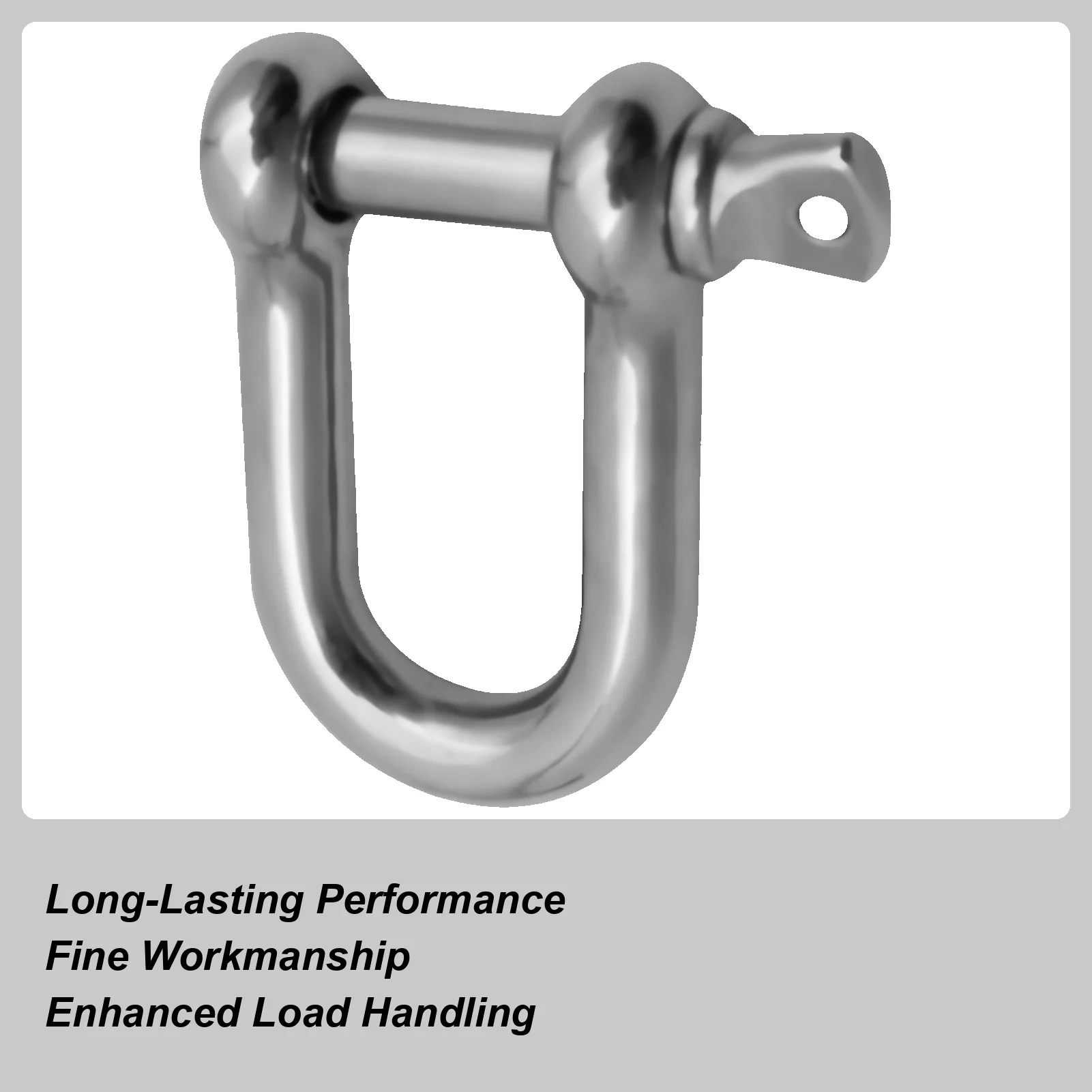 

Towing Shackles 10-Pieces Stainless Steel D Shackles For Tow Strap Safety Rigging Tool For Survival Camping Outdoor Sports