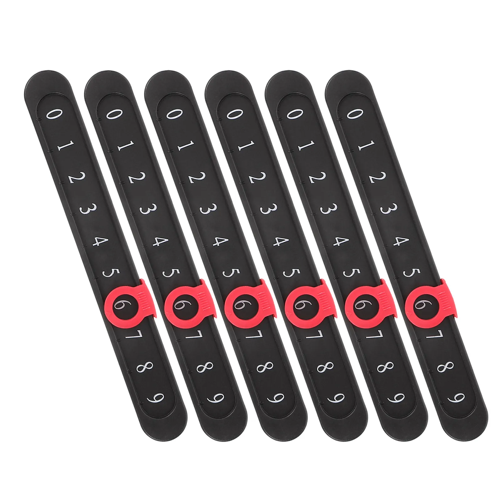 

Набор из 6 пластиковых счетчиков очков для настольного футбола, легкие маркеры для подсчета баллов для футбольного стола и игровой комнаты