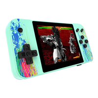 G3 Portable Retro Arcade Gamepad 800 Classic Games 3.5in Screen Handheld Game Console 1200MAh Game Controller Green