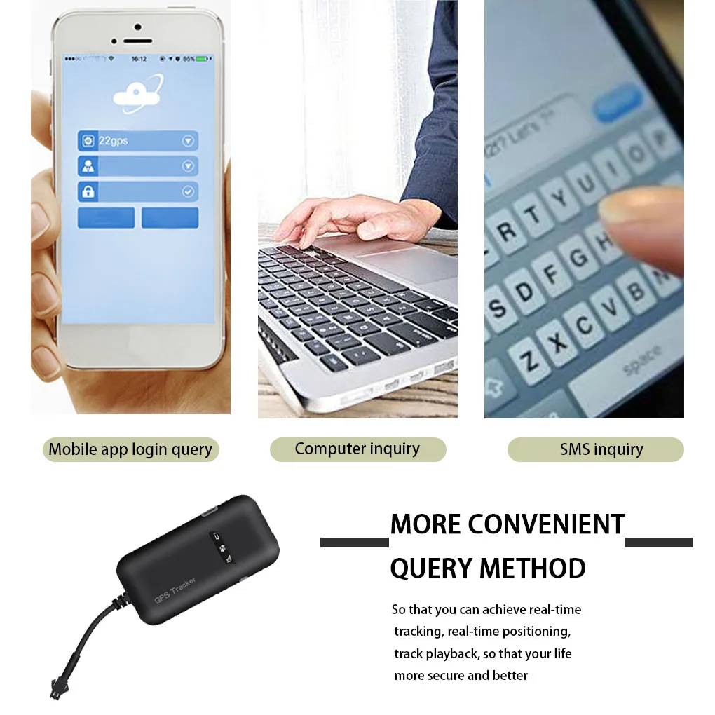 Mini GPS GSM Real Time Tracker Wireless Positioner Anti-lost Locator with LED Indicator Motorbike Tracking Device