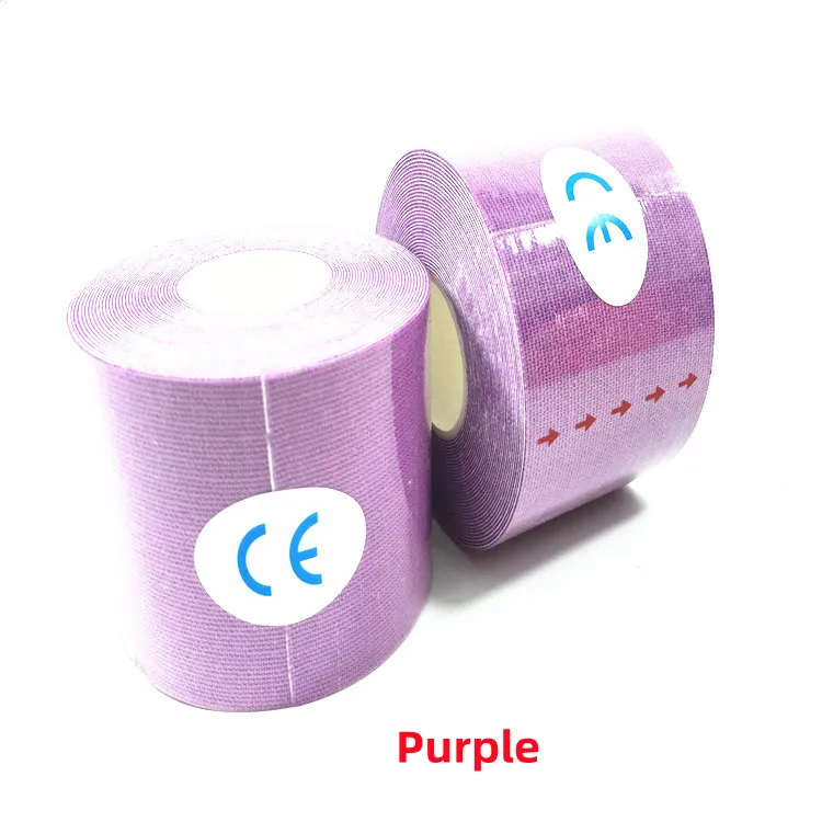 5cm*5m Waterproof Cotton Elastic Muscle Patch Kinesiology Tape Intra0muscular Effect Patch Sports Tape Special Use For Athletes0