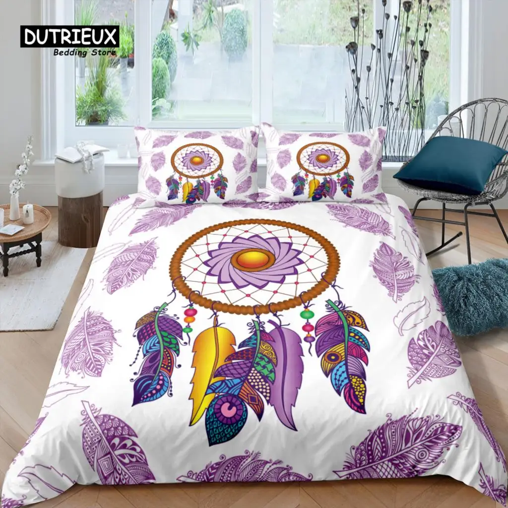 

Home Living Luxury 3D Dreamcatcher Bedding Set Comfortable Duvet Cover Set Kids Bedding Set Queen and King EU/US/AU/UK Size