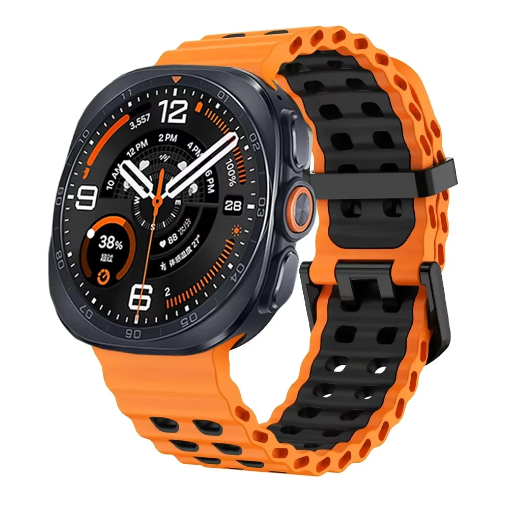 Silicone Strap For Samsung Galaxy Watch Ultra 2-1 47mm Soft Sports Correa Band For Galaxy Watch Ultra 2025 Comfortable Accessory