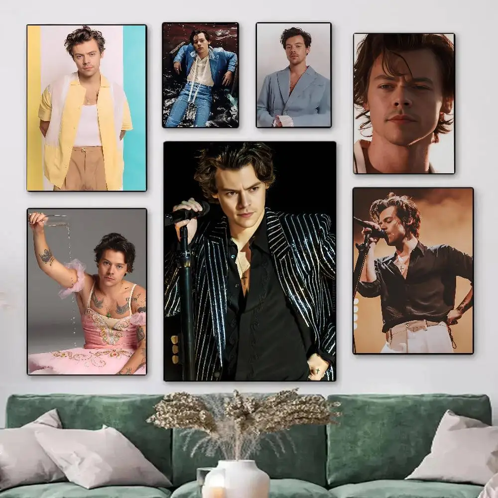 Singer H-Harrys S-Styles Posters HD Print Vintage Wall Art Decor for Home Study Room