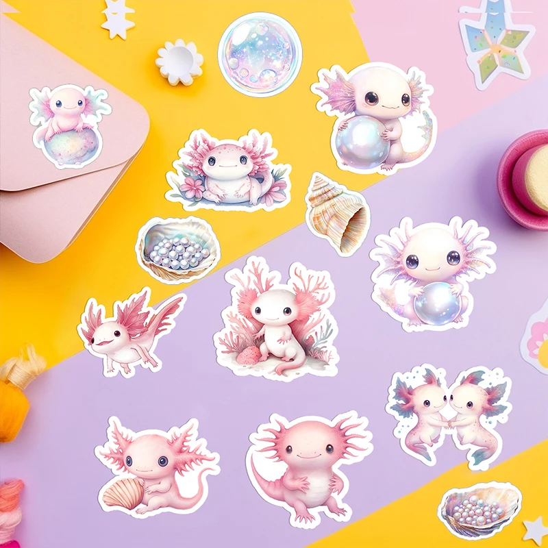 

50PCS Cartoon Pink Animal Sticker Cute Children Gift Decorative Decal Diary Luggage Helmet Skateboard Waterproof Graffiti Decals