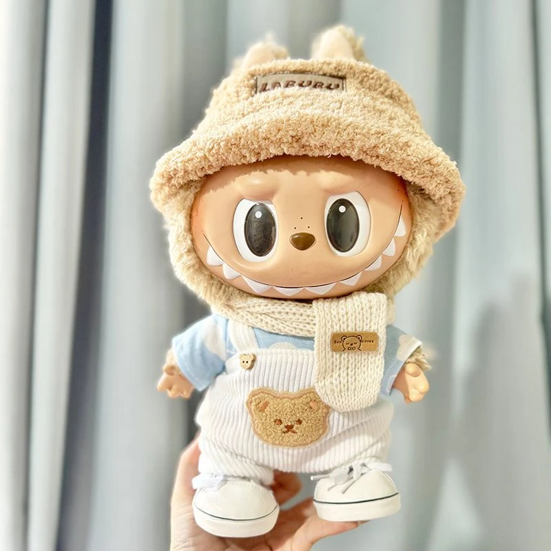 Hot 38cm Mini Cute Doll‘s Clothes Outfit Accessories For Korea Kpop Exo Labubu Idol V1 V2 cloud shirt set Ornament Clothing Gift