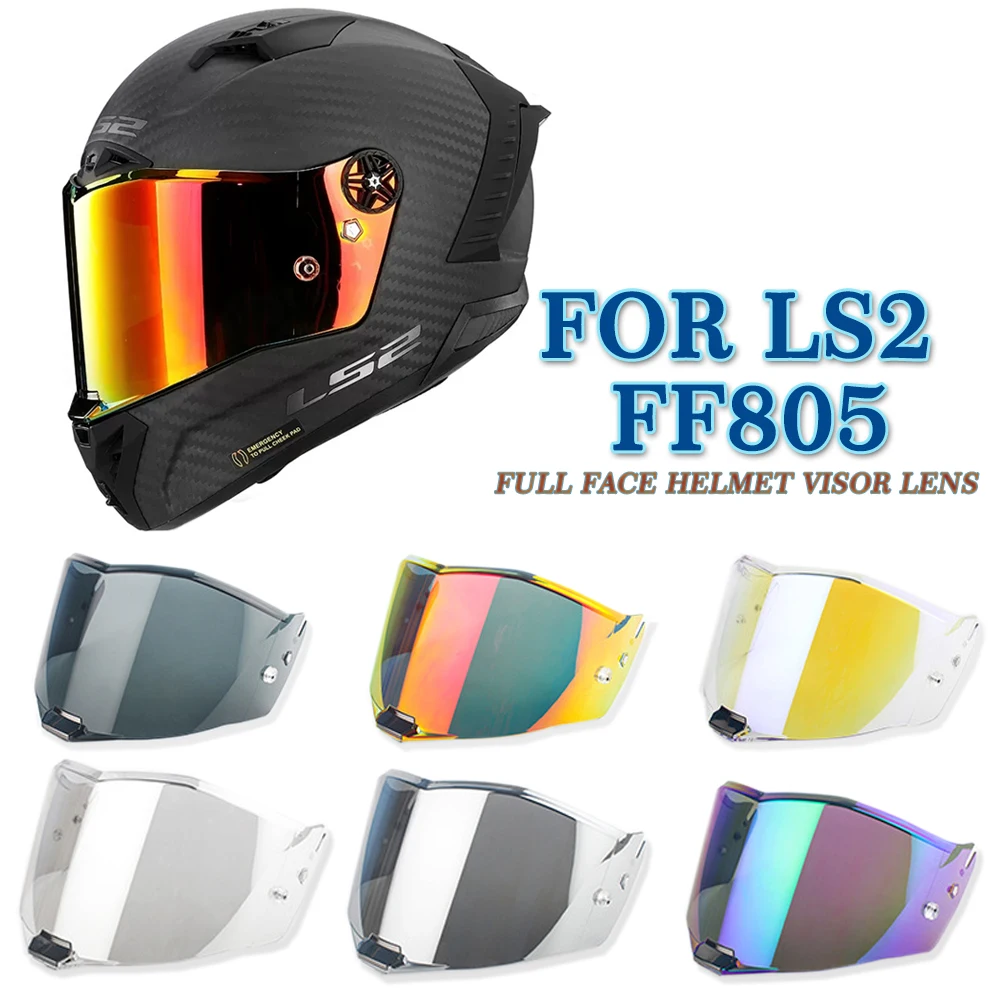 For LS2 FF805 THUNDER FF 805 Face Helmet Motorcycle Accessories Capacete Original Helmet Visor Lens Casco Moto Windshield