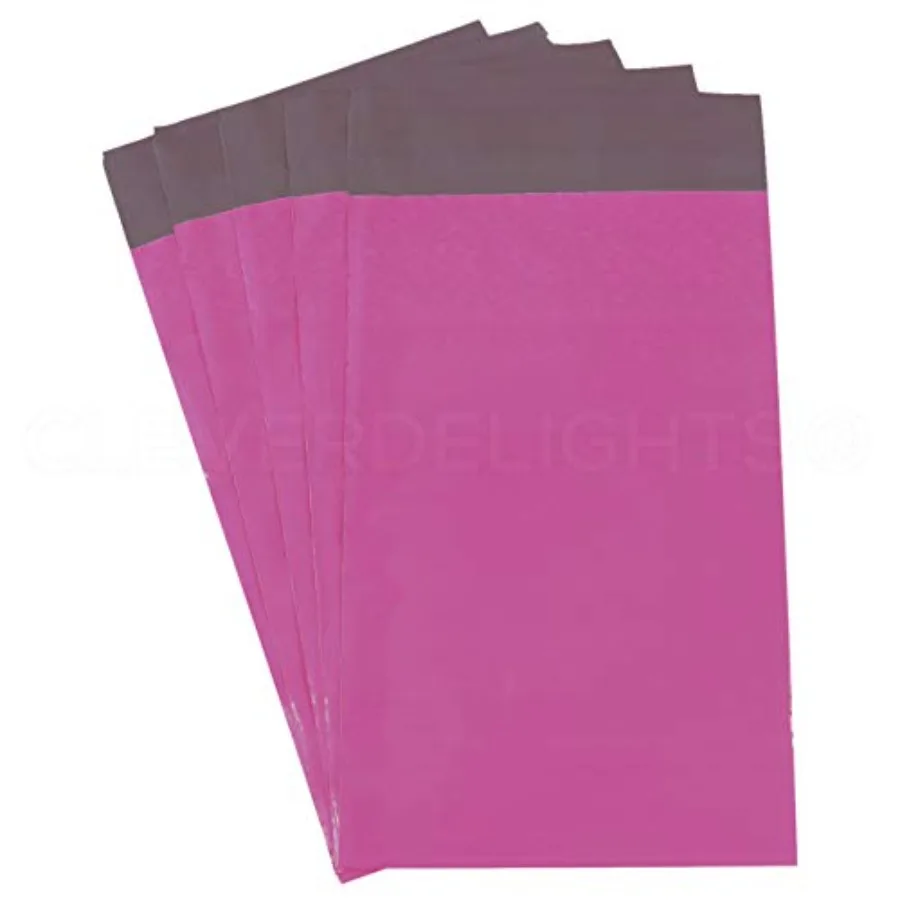 

Почтовые пакеты Magenta Poly Mailers - упаковка - прочные самоклеящиеся конверты для почтовых отправлений
