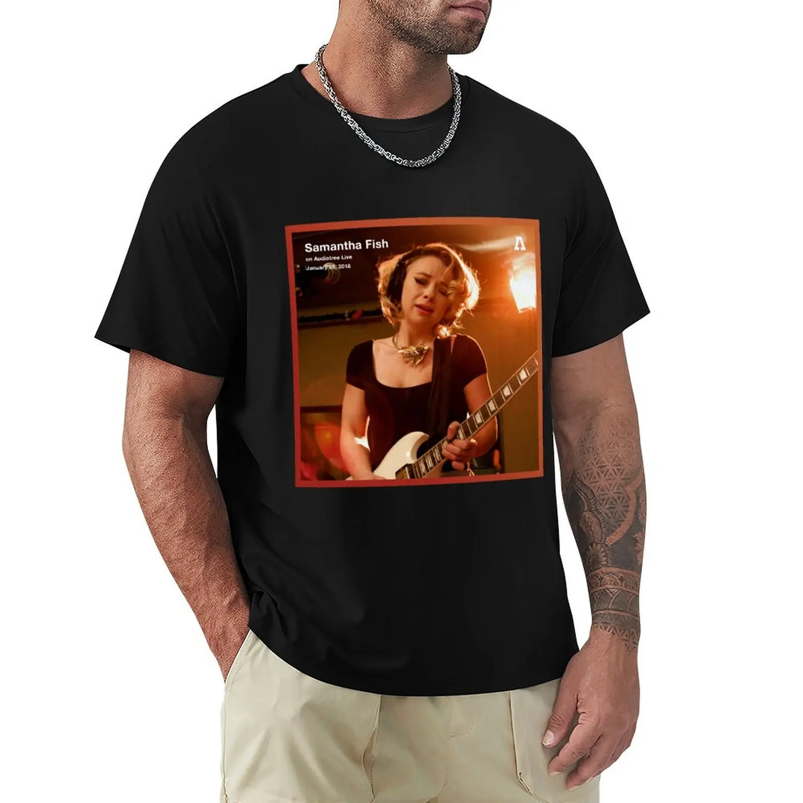 Samantha fish on audiotree live T-Shirt man t shirt graphic T-Shirt