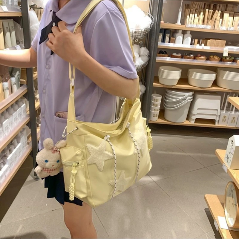 Large Capacity Crossbody Bag for Women Star Pattern Shoulder Bag Bag