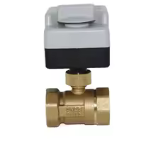 Brass Motorized Ball Valve 3-Wire Two Control Electric Actuator AC220V 3 Ways /2 Way DN15 DN20 DN25 DN32 DN40 with Manual Switch - AliExpress 13