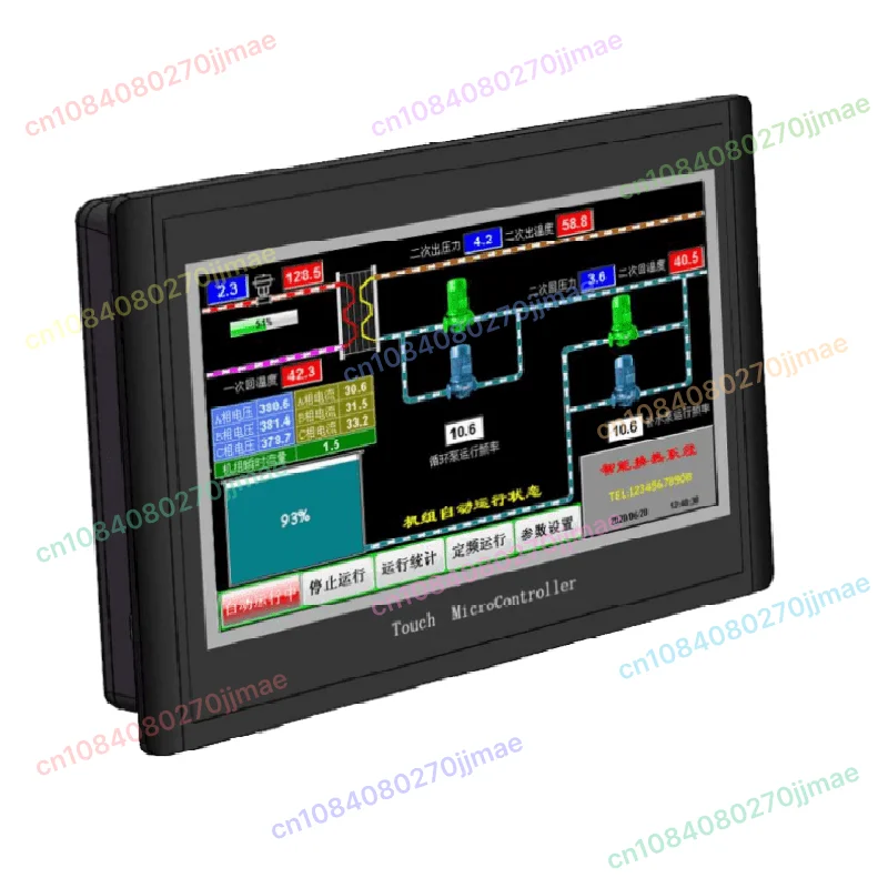 

7,9-дюймовый сенсорный экран, нагревательный котел, теплообменник, регулятор преобразования частоты циркуляционного водяного насоса, пополнение