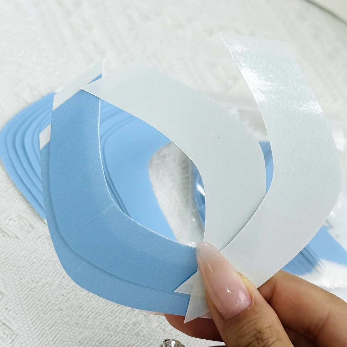 36 шт./лот, лента для париков, синяя лента для париков, двухсторонняя лента для волос для кружевного парика/парика/зачески