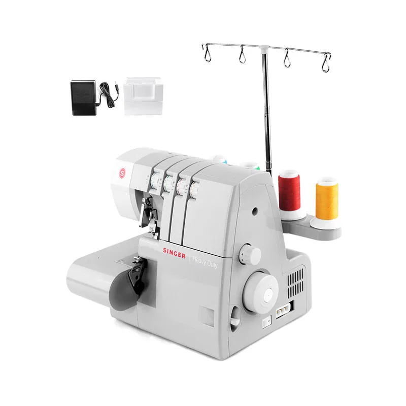 110W Four-Line Desktop Overlock Sewing Machine Household Electric Seaming Machine Small Four-Line Home Office