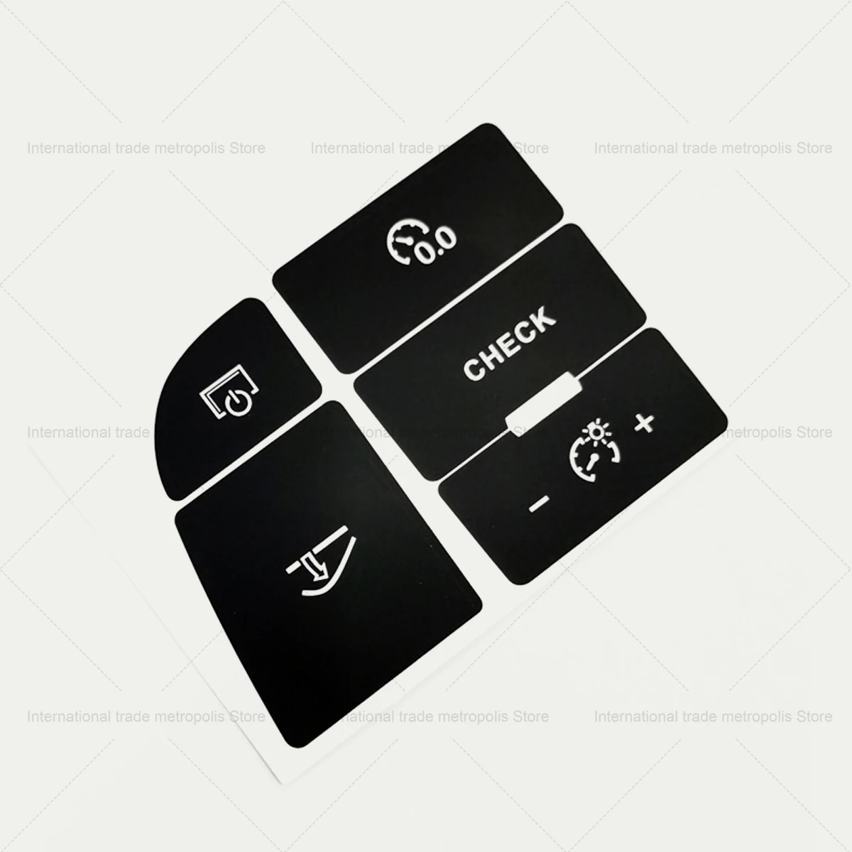 Suitable for Audi A6/A6L 05-11 central control glove box button repair sticker Dashboard Check