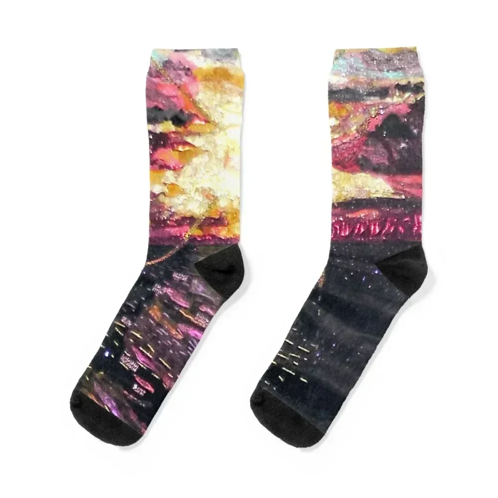 

Stairway to Heaven Socks gift floral winter thermal Hiking boots Socks Man Women's