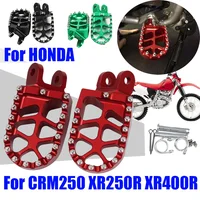 Reposapiés para moto de cross, piezas de Pedal para HONDA CRM250 CRM 250 XR250R XR400R XR 250R 400R XR 250 R 400 R, accesorios