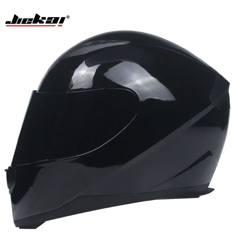 JIEKAI Winter Motorcycle Riding Anti Fog Helmet Anti Fog Lens Full Helmet Safe and Breathable Crash Helmet Motorcycle