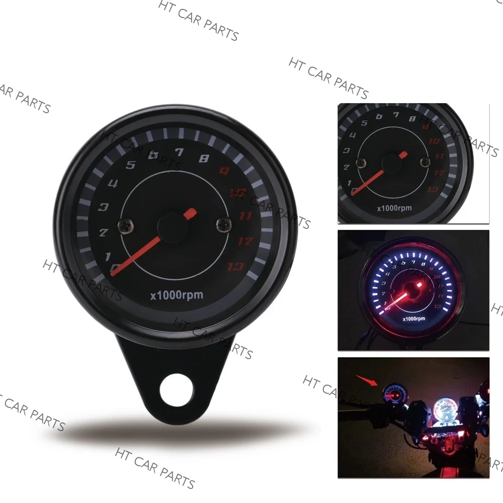 

Motorcycle engine LED luminous tachometer General motorcycle LED backlight tachometer