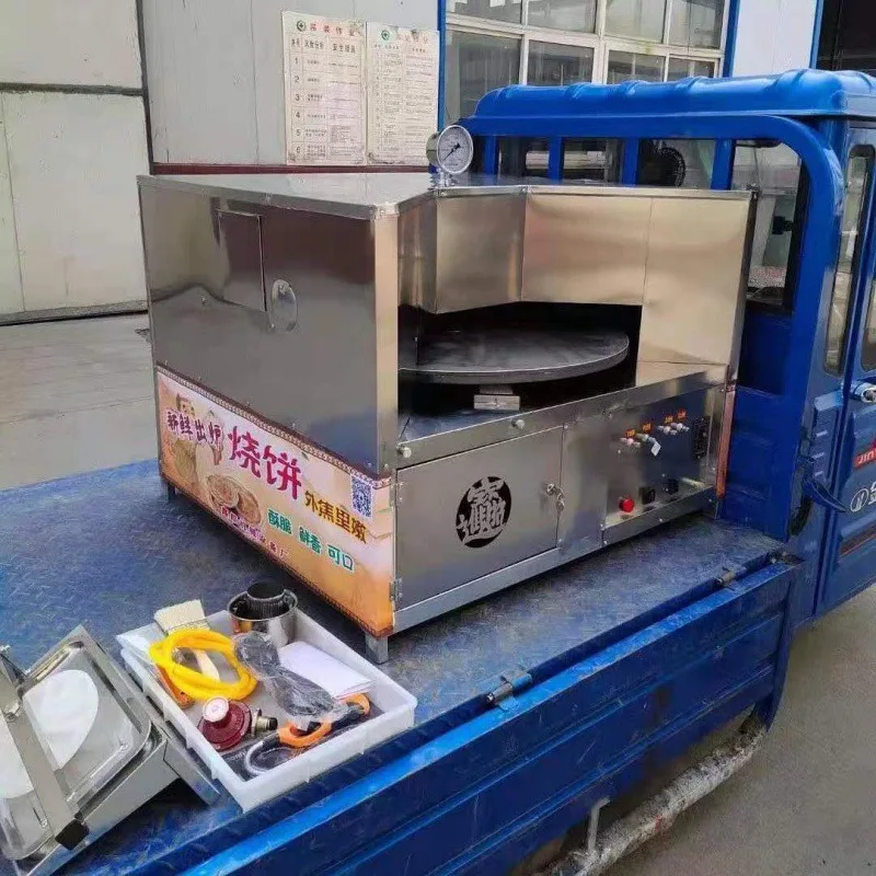 Gas rotary automatic scone machine stall liquefied gas commercial automatic temperature control biscuit machine