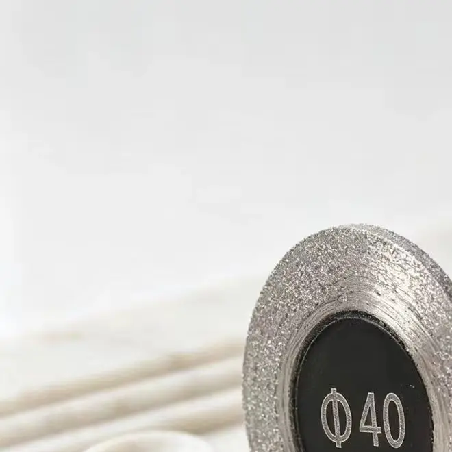 Granite Engraving Disc 6x40mm Compatible with Rotary Tools Having 6mm Shank Mounting for Stone Carving and Detailed Work