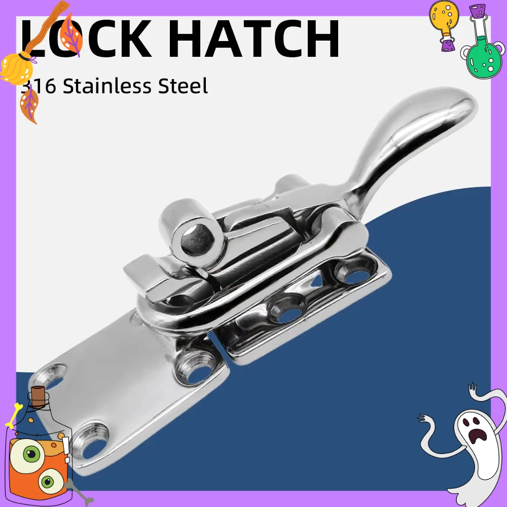 1pc NEW 316 Stainless Steel Hold Down Clamp-Locking Cam Latch RV Caravan Boat Accessories Heavy Duty