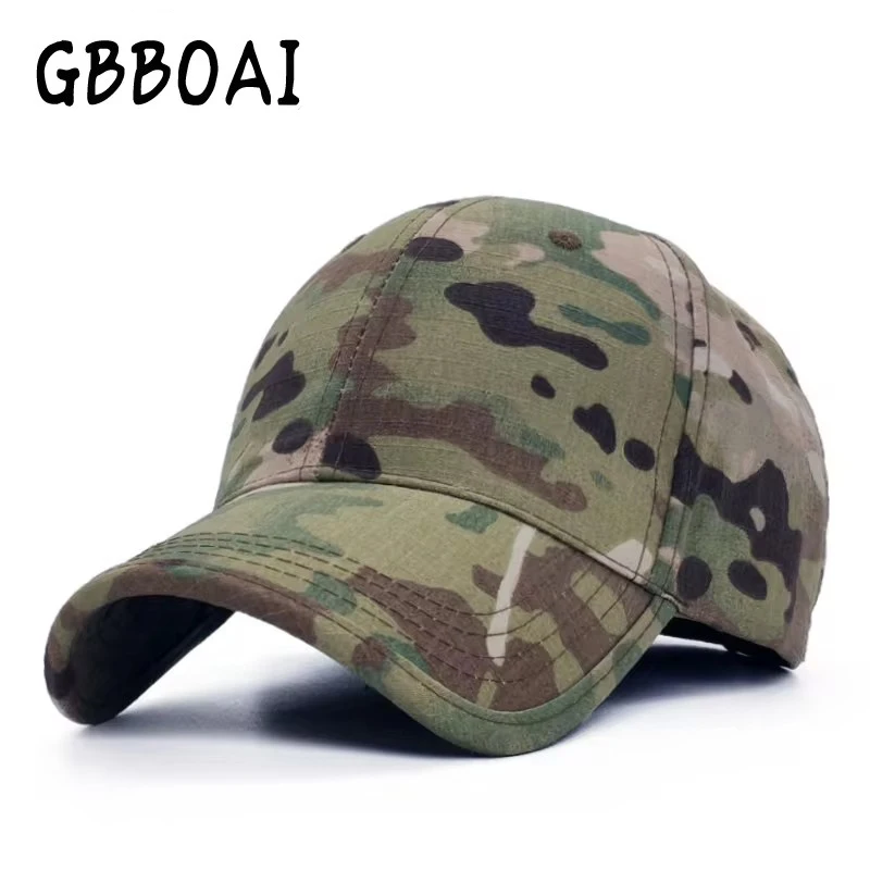 Jungle Camouflage Cap Unisex Camo Hats For Men Adjustable Vintage Women Camo Snapback Bone