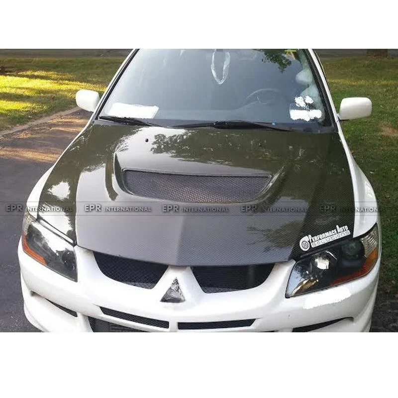 

Suitable For Mitsubishi Evolution EVO8 9 Modified TS Carbon Fiber Cooling Cover, Engine Cover