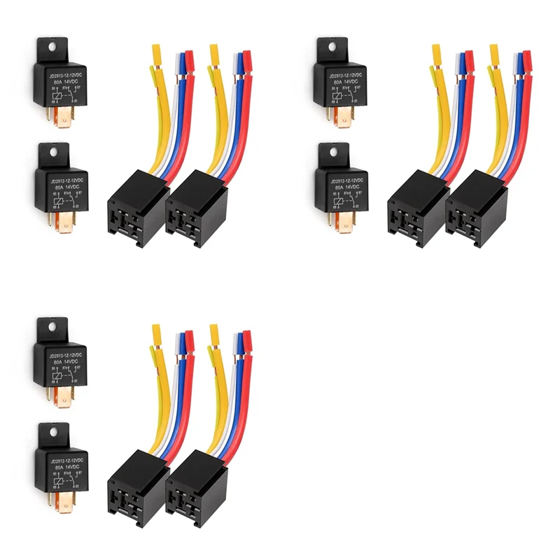 6X Car Relay With H…