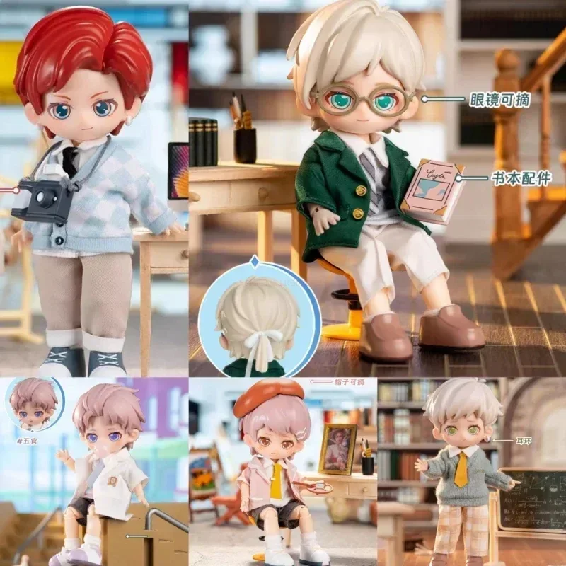 

Blind Box Simontoys Peetsoon Male Students Series Movable Joint Doll 1/12 Points Bjd Anime Collectible Ornament Gifts Xmas Toys