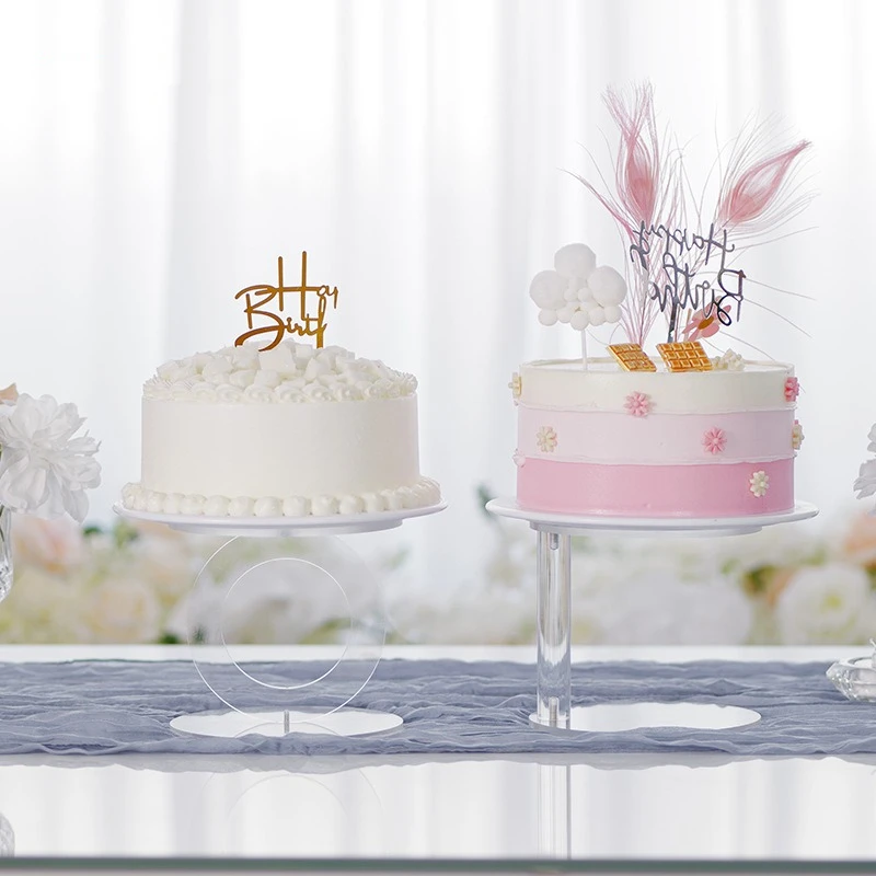 

Acrylic Cake Stand Clear Wedding Table Centerpiece Flower Rack Road Lead Event Party Decoration