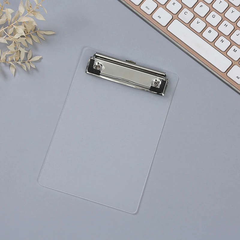 Simple A6 Bill Clipboard Memo Pad Clip Board Loose-leaf Notebook File Writing Pad Clamps Paper Holder Office School Supplies