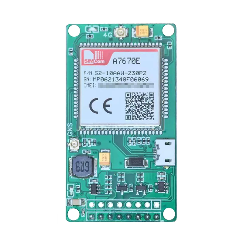 SIMCOM-placa base de desarrollo con GPS, módulo GSM, 4G, Cat 1, A7670E-FASE, puerto serie TTL, USB, A7670E, A7670E-LASE