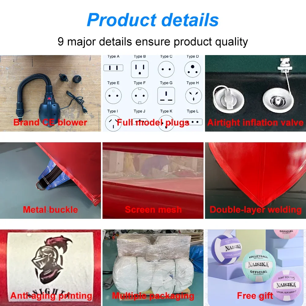 

AOYU Commercial Used Playground Outdoor Custom Big Inflatable Volleyball Adult Square Swimming Floating Water Pool Bar In Park