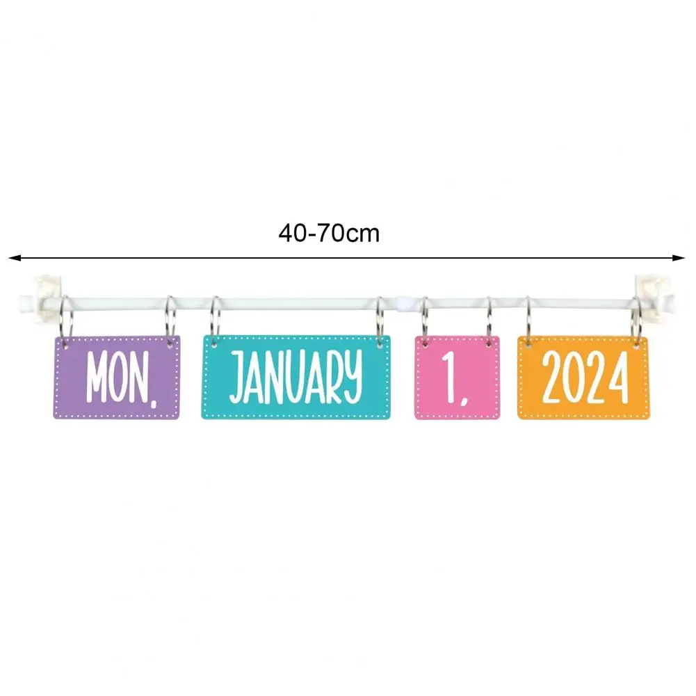 Boho Calendar Bulletin Board Set Number Learning Calendar Educational Time Learning Tool Kid Interest Copper Plate Stickers