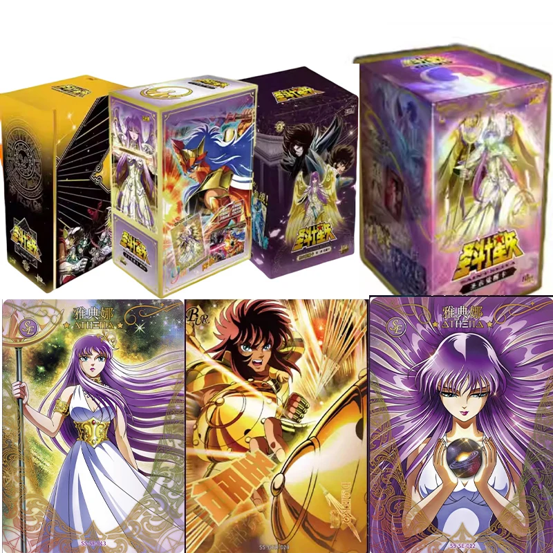 

KAYOU Genuine Saint Seiya Holy Cloak Awakening Card Fourth Edition Gold UR Collection Card Anime Peripheral Gift Toys