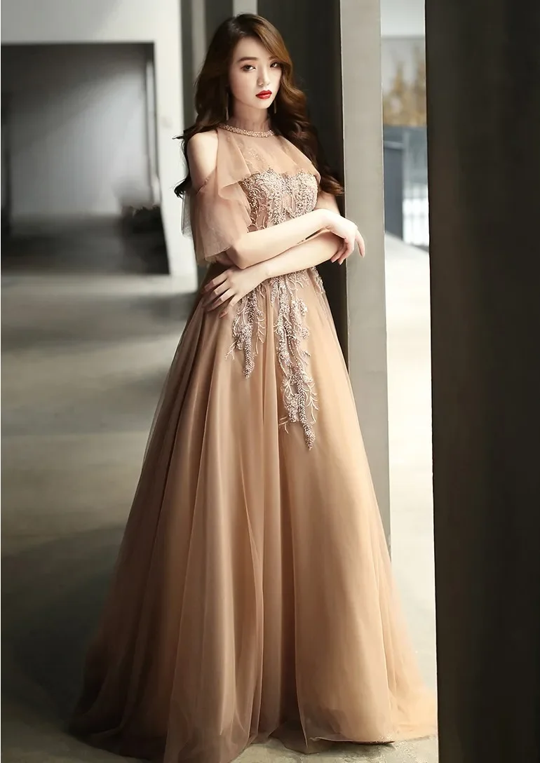 2022 New-style party long formal elegant maxi ball gown evening prom dress