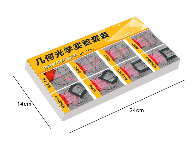 Experimentierset für geometrische Optik, optisches Linsen-Set, konvexe konkave Linse, Licht, Brechung, Reflektieren, Physikunterricht, Geschenk für Kinder, Wissenschaft – Detail 5