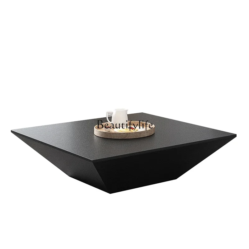 

4 Light Luxury Modern Minimalist Coffee Table Living Room Square Italian Minimalist Tea Table