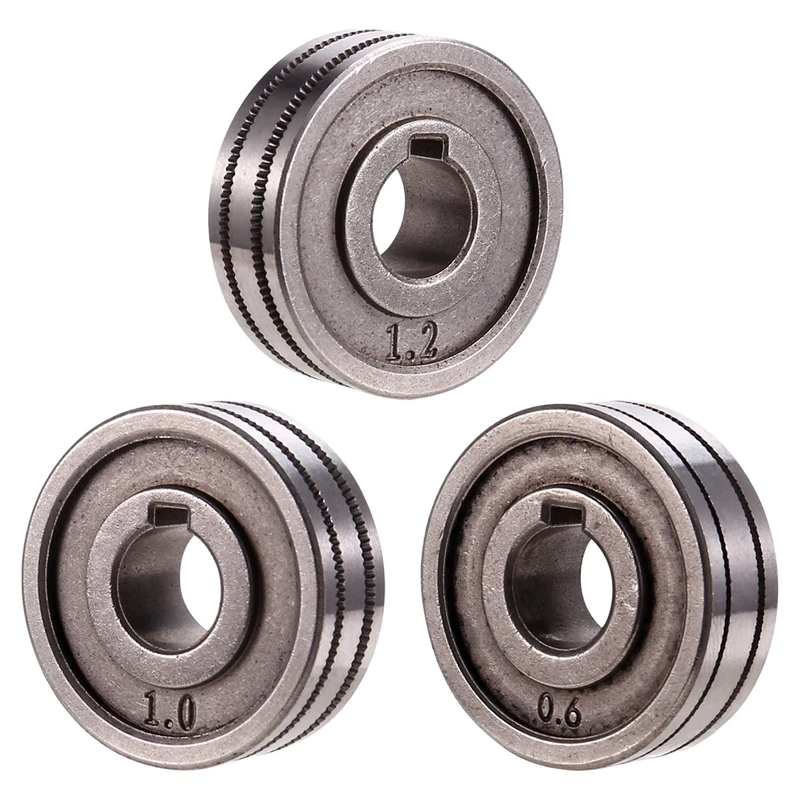 

Hot 3PCS Welding Wire Feeding Roller Drive Wheel 0.6Mm-1.2Mm Knurl K Groove MIG Wire Guide High Quality Welding Accessories