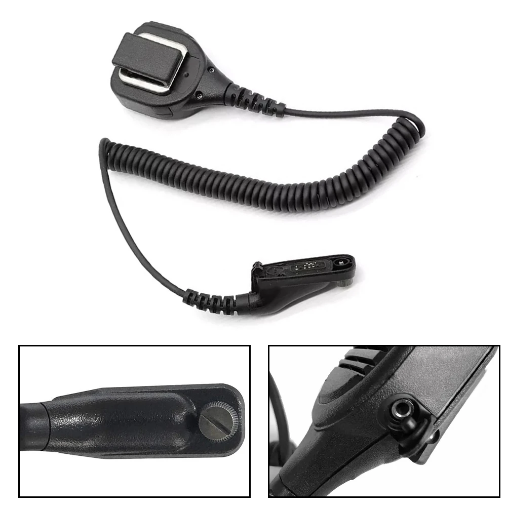 

For Radio Speaker Mic for XPR6550 XPR7350e XPR7550e APX6000 APX7000 APX8000 APX4000 with Comfortable Button and 35mm Jack