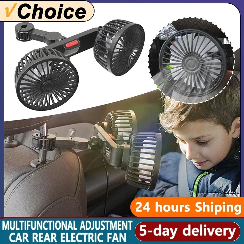 

Car Fan Rear Seat Ventilator USB Freshener Air Conditioner Climatiseur Ventilateur Voiture Ventilatore Car Cooler